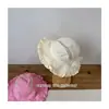 Nuevo Sombrero de Pescador Delgado con Protección Solar de Primavera y Verano para Niñas, Sombrero de Cubo Lindo y Dulce para Proteger del Sol en Verano