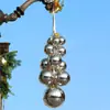 Bola de Aço Inoxidável Espelhada Brilhante Espessada Metal Oca Bola Decorativa para Escada Bola Flutuante Grande Bola de Aço Inoxidável