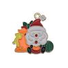 Mix 56 Gota de Natal Óleo Liga DIY Jóias Acessórios Papai Noel Boneco de Neve Sino Alce Pulseira Pingente