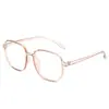 Nuevo Armazón de Gafas de Polígono Celebridad de Internet para Mujer Moderno Armazón Grande Espejo Plano Anti-Luz Azul Estilo Igual al de Caperucita Roja Productos Terminados para Miopía