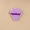 Nuevo Puff Triangular de Terciopelo Suave de Venta Caliente que No Absorbe el Polvo, Puff Abanico tipo Cushion para Fijar Polvos Sueltos