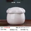 Tarro de cerámica de gato durmiendo, tarro sellado a prueba de humedad, tarro de té, mini tarro de té portátil pequeño, tarro de polvo de incienso, tarro para mascotas gato