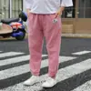 Calça Antimosquito Infantil, Algodão Puro, Estilo Verão Fino, Corte Amplo com Bolsos, Calça Harem para Bebês, Calça Longa Casual de Algodão e Linho para Meninos e Meninas