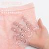 Ropa interior de encaje jacquard de seda de hielo de alta gama para mujer, sexy, de cintura media, de algodón, entrepierna, bragas translúcidas de lujo europeas y americanas para mujer