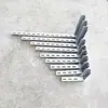 Soporte de ángulo para bandeja de cables soporte de tubería trípode de ángulo de acero soporte de pared para cables tubería de gas natural galvanizado engrosado