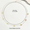 Conjunto de pulseira, colar e brincos de aço titânio com letras vazadas G G transfronteiriço para mulheres, simples, moderno, versátil e com cores duradouras