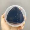 Puff Triângulo Preto para Pó de Abacaxi de Pega Alta Puff Esponja Triângulo Puff para Pó Base Maquiagem Especial Dupla Face Seco e Úmido Uso Duplo Puff Preto XL