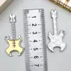 Accesorios para joyería DIY aleación de gota de aceite guitarra instrumento musical llavero transfronterizo colgante de collar pequeños regalos creativos