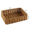 Cesta de almacenamiento grande con tejido tipo ratán, en el moderno estilo INS, perfecta para organizar armarios y clósets, y para almacenamiento sencillo en la sala de estar