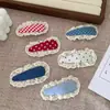 Novo Grampo de Cabelo de Renda Jeans Azul Grampo para Franja de Bolinhas Acessórios de Cabelo Moda Decorativo Grampo Lateral para Cabelos Quebrados Grampo BB Lote