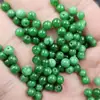 Contas Redondas Jade Verde 4mm, Contas Redondas Pequenas Verde Esmeralda Soltas, Contas para Acessórios de Joias DIY