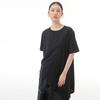 Top de punto a rayas de retazos de verano 2026 Talla grande para mujer Holgado Adelgazante Irregular 81628