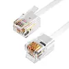 Cable de Teléfono Plano de 4 Hilos Rj11 de Cobre Puro 6P4C Cable de Puente de Voz de Cobre Puro de Cuatro Hilos Cable de Datos de Cobre Libre de Oxígeno Engrosado