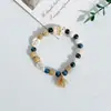 Pulsera de Cerámica Jingdezhen Nueva Pulsera de Cerámica China Joyería Estudiante Estilo Tíbet Cuerda Trenzada a Mano Puesto Regalo para Estudiante