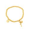 Moda de Verano Ajuste Extraíble Dos Usos Colgante de Calabaza Cadena Clavicular Pulsera de Cuentas de Cuerda Elástica Collar para Mujer