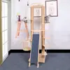 Marco de Escalada para Gatos, Árbol para Gatos, Casa Grande de Madera para Gatos con Rascador, Ahorro de Espacio, Estante para Gatos tipo Cápsula Espacial, Personalizable
