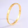 Pulsera Clásica de Acero de Titanio para Mujer Bestseller Transfronterizo de Amazon Pulsera de Lujo Ligero de Moda Regalo para Mejor Amiga Pulsera de Oro con Diez Diamantes