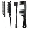 Peine de dientes grandes para el hogar transfronterizo al por mayor peine para rizar el cabello peine de aguja de acero peine de cola de rata cepillo para el borde de las cejas peine de plástico para el cabello