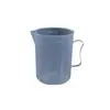 Taza medidora de plástico PP engrosada para uso en enseñanza y laboratorio, Taza medidora graduada con asa, Vaso de precipitados, Taza medidora para té de leche, Taza medidora
