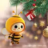 Nuevo Árbol de Navidad Abeja Colgante para Espejo Retrovisor Lindo Set de Regalo para Coche Decoración de Coche Adorables Decoraciones