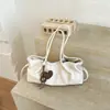 Bolsa de ombro casual grande capacidade 2026 transfronteiriça para mulheres, bolsa tote simples para o dia a dia, bolsa versátil de ombro com estilo descontraído