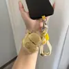 Llavero de Gato de la Suerte Chapado en Oro 999 Kuromi Labubu Colgante para Coche Teléfono Regalo para Novia Correa para Teléfono