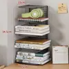 Estante Simples Mesa Rack de Armazenamento Escritório Pequeno Rack de Armazenamento Estante de Livros Infantis Mesa Arte em Ferro Invisível Mais Vendido