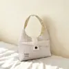 Bolsa de lona para mujer, bolso de hombro único, gran capacidad estilo coreano Harajuku bolsa de almuerzo, bolsa de mano versátil estilo japonés al por mayor