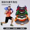 Saco de arena para entrenamiento de sentadillas con pesas, para fitness y deportes, ideal para gimnasios y levantamiento de pesas.