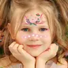 Novos Adesivos Faciais de Máscara de Animal Cartoon para Crianças Fofos Desenhos Animados Performance de Feriado Tatuagem Temporária Adesivos Pintados