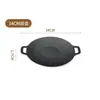 Sartén Parrilla Transfronteriza para Uso Doméstico, Sartén Parrilla de Piedra Maifan para Cocina de Inducción, Sartén de Barbacoa Estilo Coreano para Estufa de Casete Comercial Camping al Aire Libre
