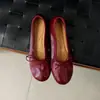 Stock Listo Zapatos de Salón Retro Franceses con Lazo y Boca Baja para Mujer Zapatos Mary Jane con Plataforma Oculta Zapatos Planos Tipo Ballet Zapatos de Abuela