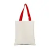 Bolsas de Lona Lisas en Stock con Logo Personalizado, Bolsas de Hombro de Lona para Estudiantes, Bolsas de Compras, Bolsas de Algodón Promocionales