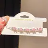 Brilho Estelar~ Pulseira Estrela Doce de Pérola e Zircônia, Pulseira Simples da Moda Estilo Ins, Joia de Luxo Leve de Alta Qualidade