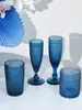 Série Azul Royal Decorações de Vitrine para Banquete Familiar Copo de Água de Grande Capacidade Excedente de Presente Taça de Sobremesa