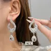 Brincos de Temperamento Exagerado, Luxo Leve, Brincos de Franja de Alta Qualidade, Brincos Modernos e Personalizados para Mulheres