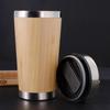Comercio Exterior Acero Inoxidable Regalo Bambú Taza de Café Portátil para Coche Taza de Bambú para Coche Taza de Bambú Taza para Coche Taza Térmica