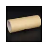Papel de liberación de cuero de vaca de un solo lado color amarillo parduzco de 120g, troquelado, etiqueta espaciadora antiadherente de silicona industrial