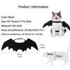 Estilo Nórdico Halloween Feltro Decoração de Animal de Estimação Asas de Morcego Brinquedo de Halloween para Pet Asas de Feltro