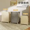 Cesta de ropa sucia, cesta de lavandería grande plegable para baño, cesta de almacenamiento de ropa sucia para el hogar de tela, transfronterizo