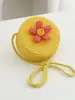 Bolsita Pequeña Linda de Verano para Niños Bolso Nuevo para Mujer Celebración en Línea Monedero de Moda Bolso de Paja Bolso Cruzado de Viaje para Bebé Moderno