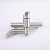 Grifo de ducha de acero inoxidable 304 válvula mezcladora de frío y caliente grifo oculto de dos enlaces calentador de agua juego de ducha para bañera