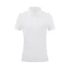 Camisa Polo Ligera de Verano para Mujer de 120 g, Corte Entallado, para Deportes al Aire Libre, con Cuello Camisero y Mangas Cortas, Personalizable con Bordado y Estampado de Logo