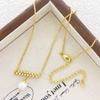 Collar de Madera con Perlas de Arroz, Zirconia y Colgante de Perla Shijia, de una Palabra, Equilibrio, para Primavera y Verano, Nuevo Explosivo de Lujo Ligero