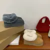 Botas de Nieve de Piel Suave para Mujer Piel Suave Integrada Suela Gruesa Slip-on Aterciopelado Espeso Mocasines Persona Perezosa Zapatos de Algodón Ropa de Abrigo para Mujer