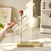 Portavasos con Forma de Árbol de Bloques de Mario, Escurridor de Cristalería para el Hogar, Organizador de Escritorio Animado y Lindo, Pieza Decorativa Pequeña