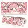 Alfombrilla de ratón bidimensional, Almohadilla de juego de dibujos animados más vendida para eSports, Almohadilla de teclado para niños y niñas, Linda almohadilla de escritorio rosa extragrande