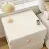 Alfombrilla para Mesita de Noche Lujo Ligero Gama Alta Impermeable Anti-quemaduras No Lavable Protección de Escritorio Encimera Tela Funda para Lavadora