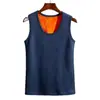 Atacado de Fábrica Inverno Veludo Dourado Veludo Dupla Face Mais Veludo Espessura Extra Colete Quente Jaqueta Sem Mangas Masculina Roupa Íntima de Algodão Slim Fit Juvenil