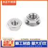 Tuerca Hexagonal con Brida de Acero Inoxidable 304 Din6923 Tuerca Hexagonal con Brida Dentada Antideslizante Tuerca